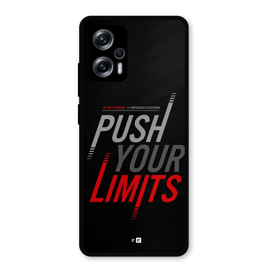 Push Your Limits Metal Back Case for Redmi K50i