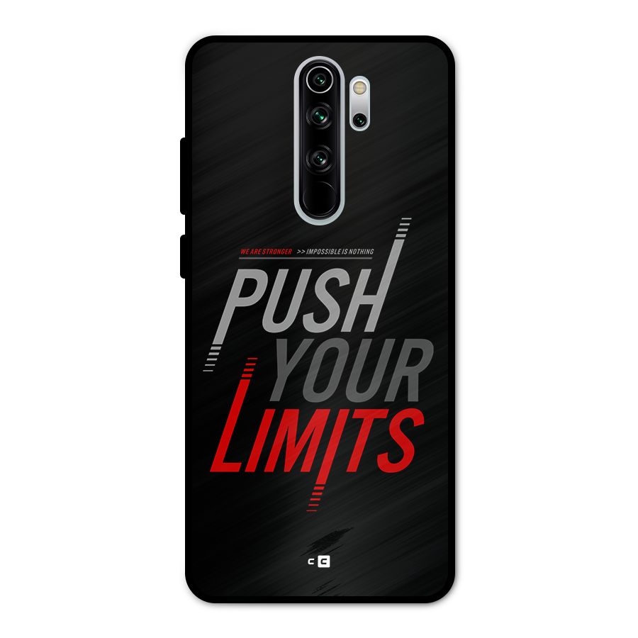 Push Your Limits Metal Back Case for Redmi Note 8 Pro