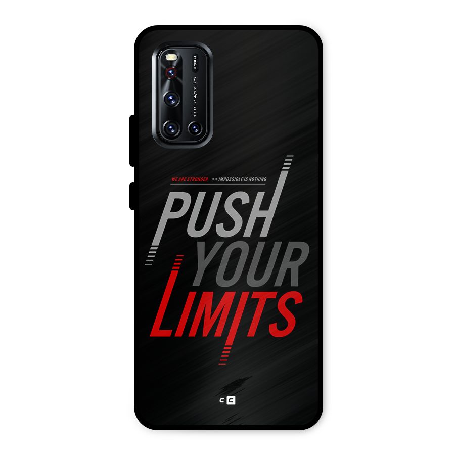 Push Your Limits Metal Back Case for Vivo V19