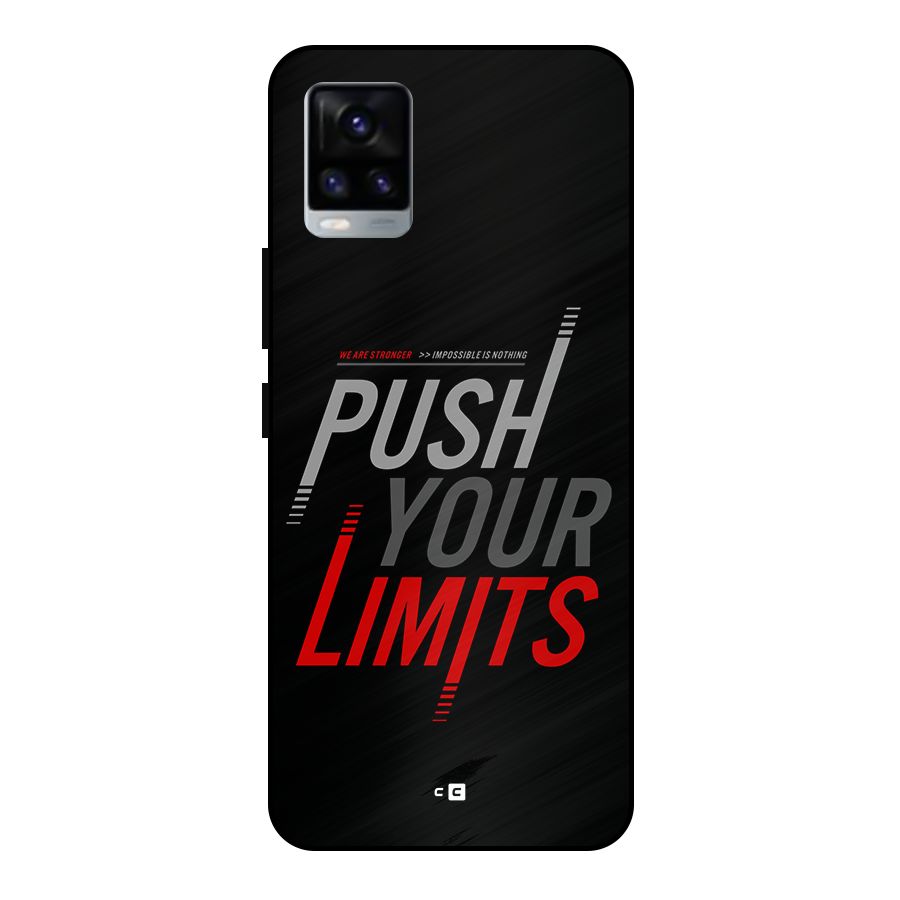 Push Your Limits Metal Back Case for Vivo V20 2021