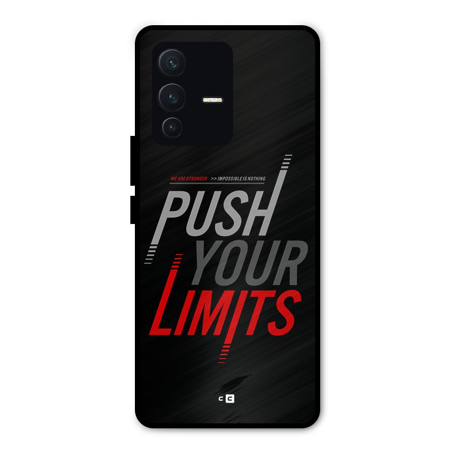 Push Your Limits Metal Back Case for Vivo V23 Pro