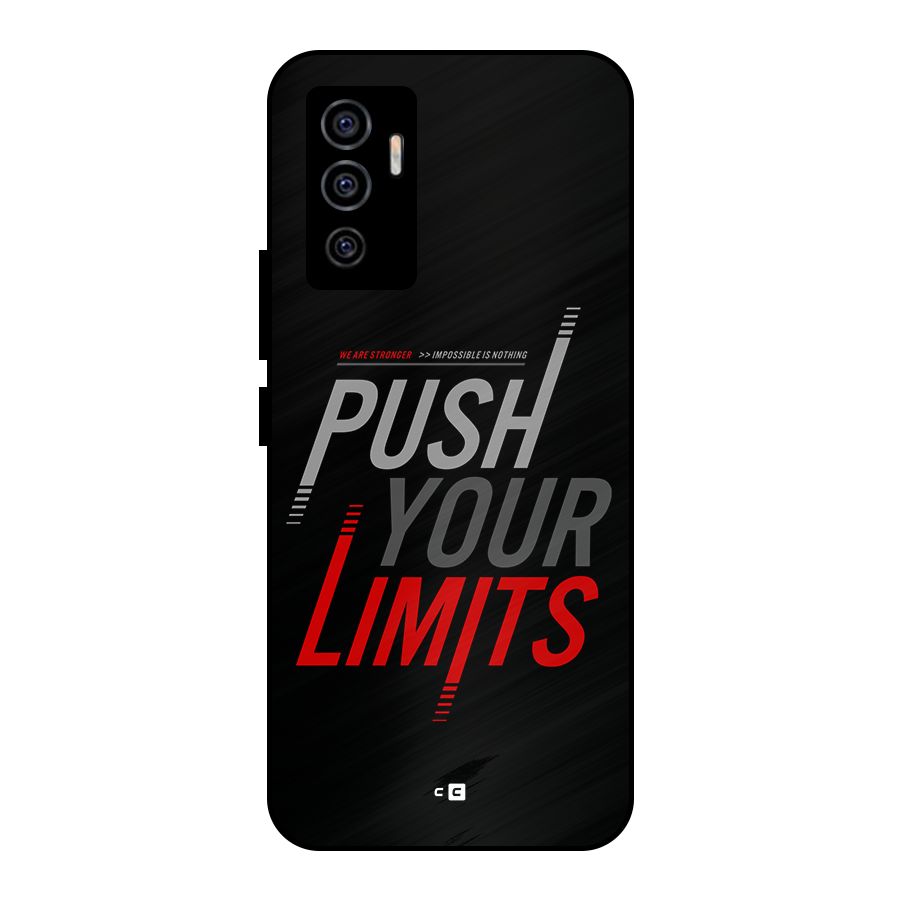 Push Your Limits Metal Back Case for Vivo V23e