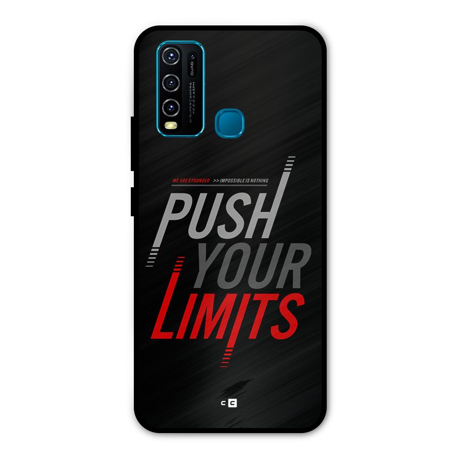 Push Your Limits Metal Back Case for Vivo Y50