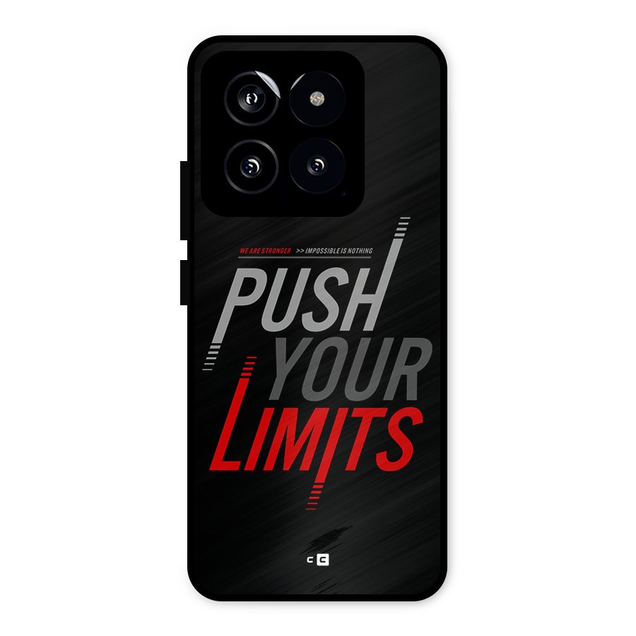 Push Your Limits Metal Back Case for Xiaomi 14