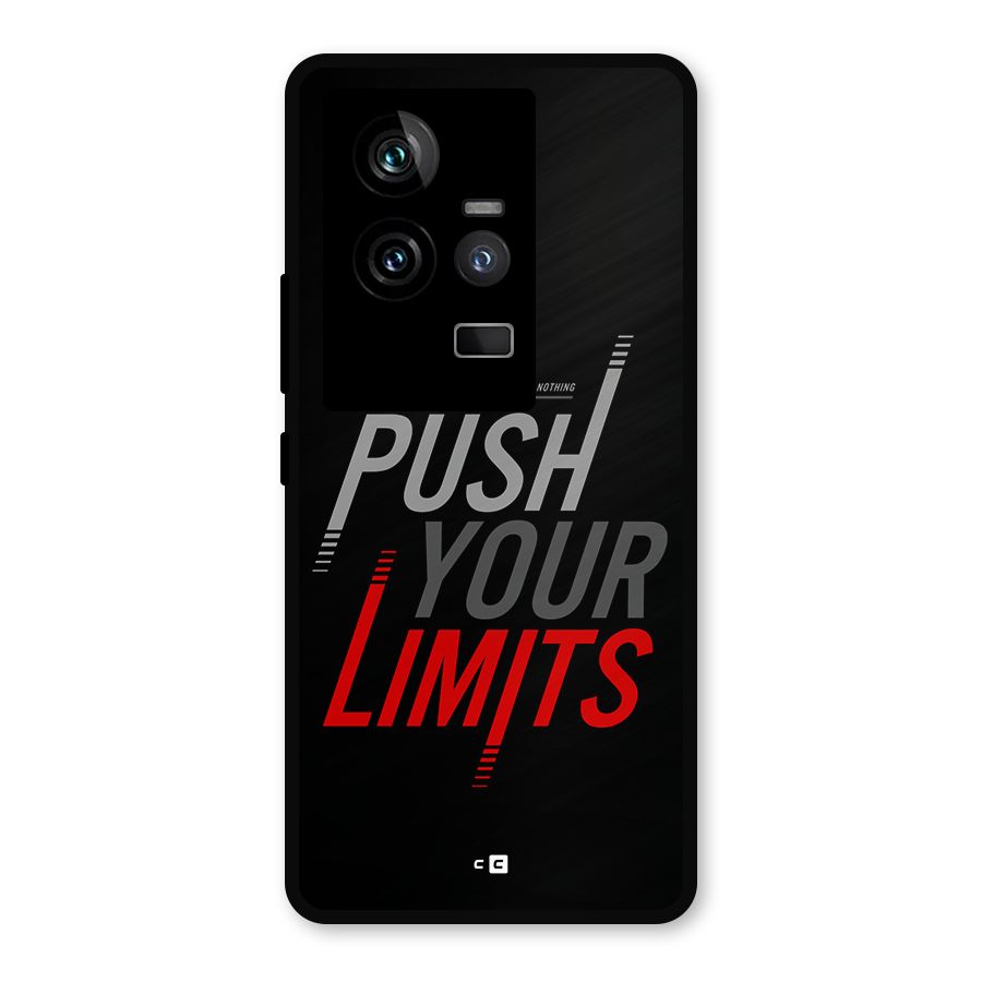 Push Your Limits Metal Back Case for iQOO 11 5G
