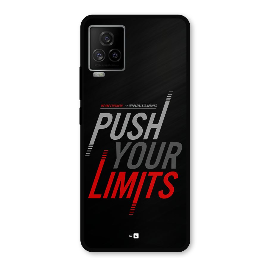 Push Your Limits Metal Back Case for iQOO 7 Legend 5G