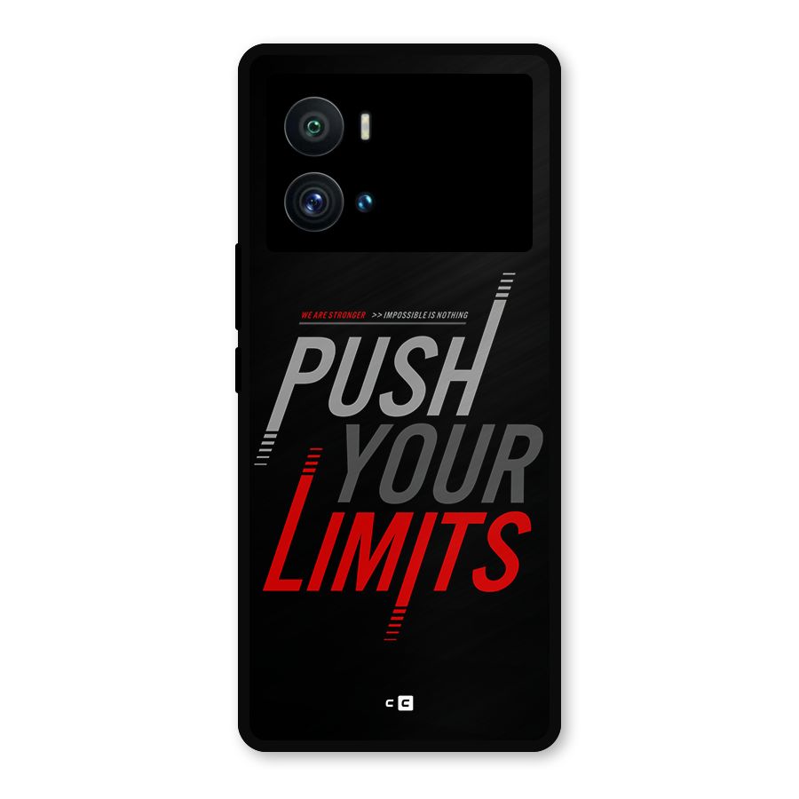 Push Your Limits Metal Back Case for iQOO 9 Pro