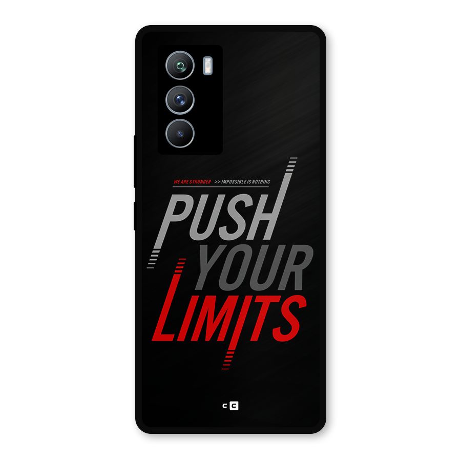 Push Your Limits Metal Back Case for iQOO 9 SE