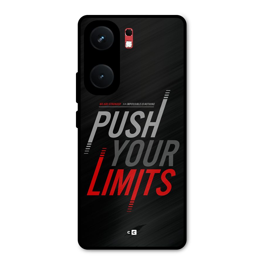 Push Your Limits Metal Back Case for iQOO Neo 9 Pro
