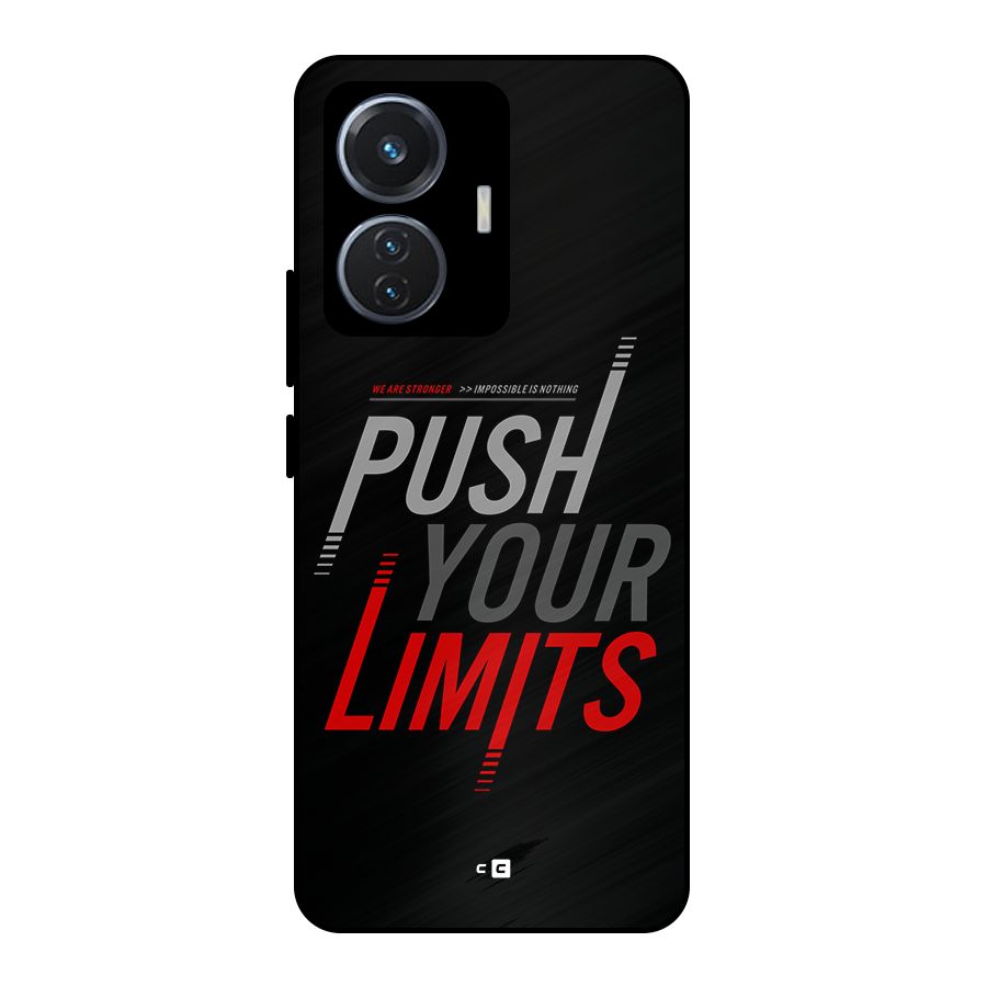 Push Your Limits Metal Back Case for iQOO Z6 44W