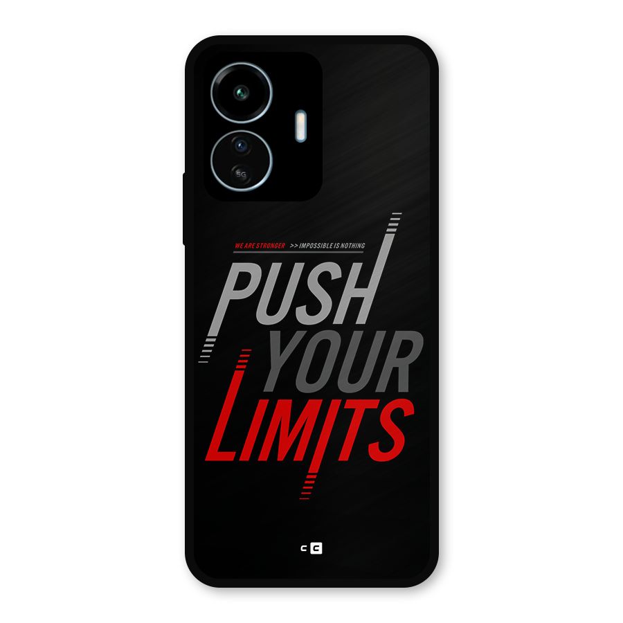 Push Your Limits Metal Back Case for vivo iQOO Z6 Lite 5G