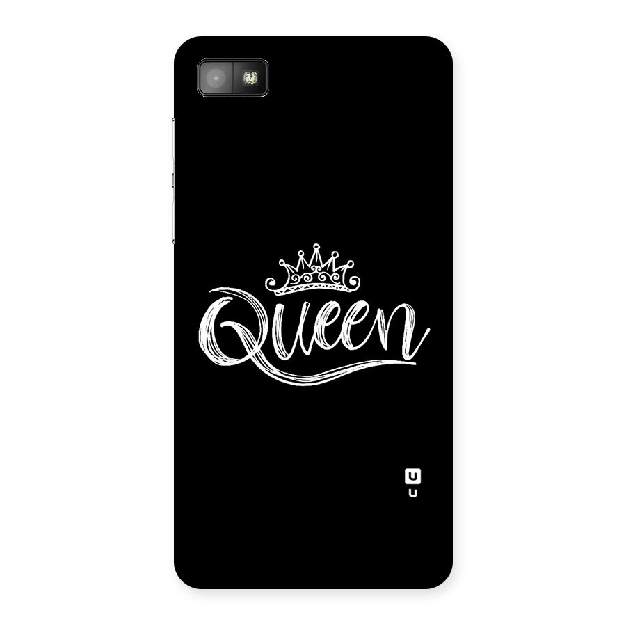 Queen Crown Back Case for Blackberry Z10