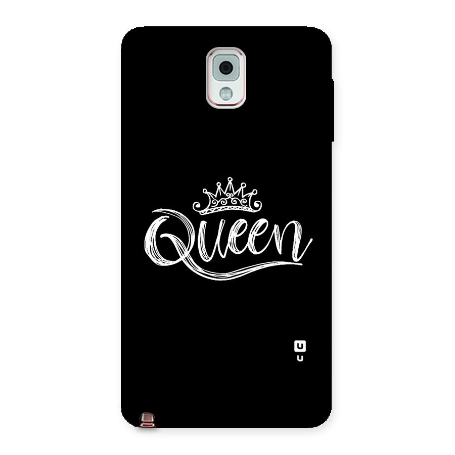 Queen Crown Back Case for Galaxy Note 3
