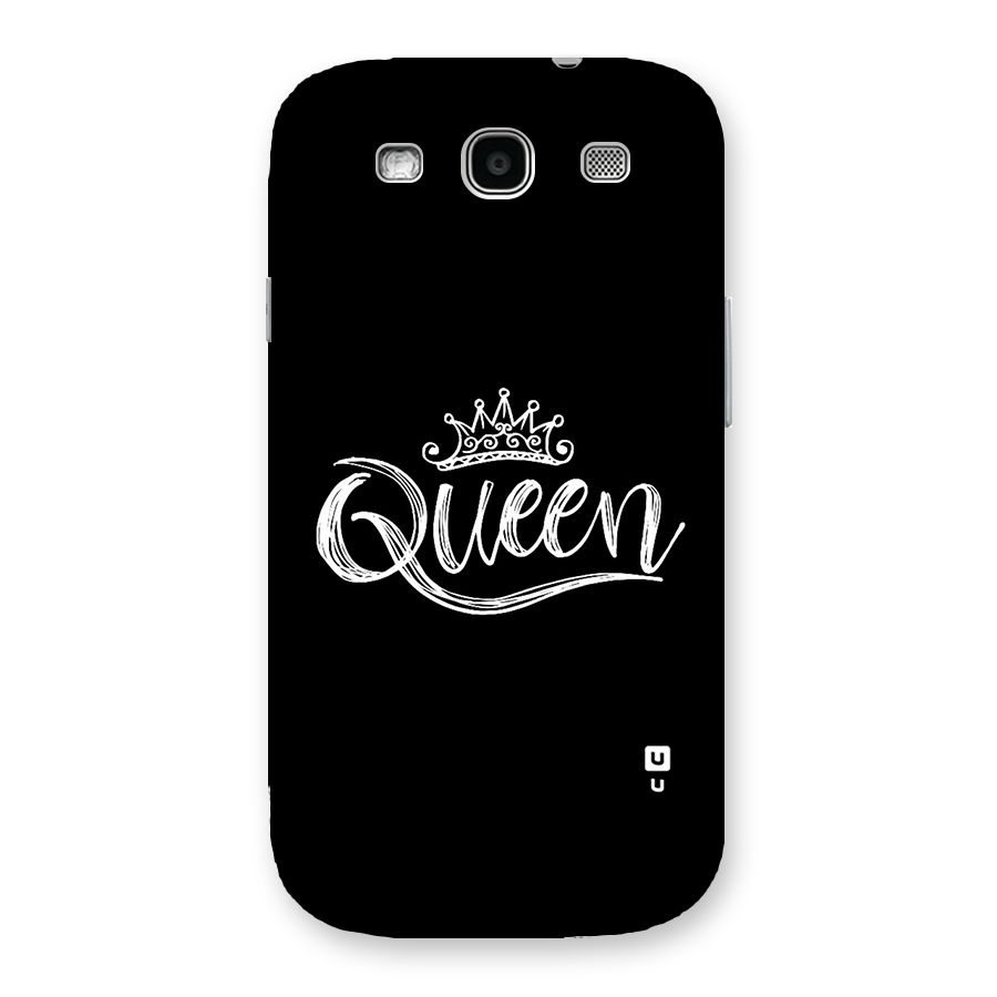Queen Crown Back Case for Galaxy S3
