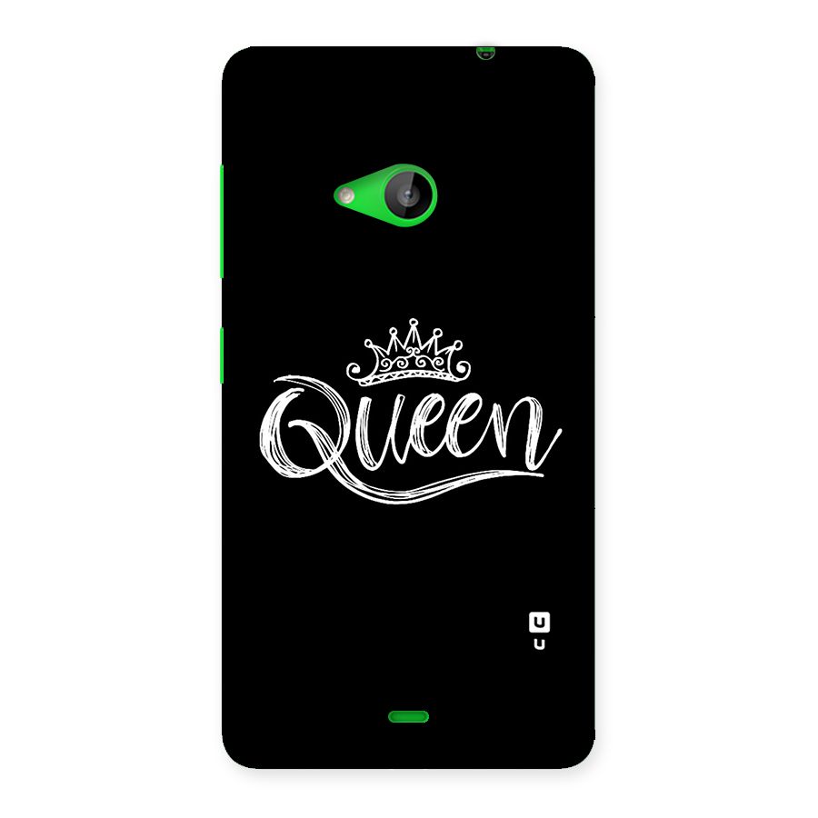Queen Crown Back Case for Lumia 535