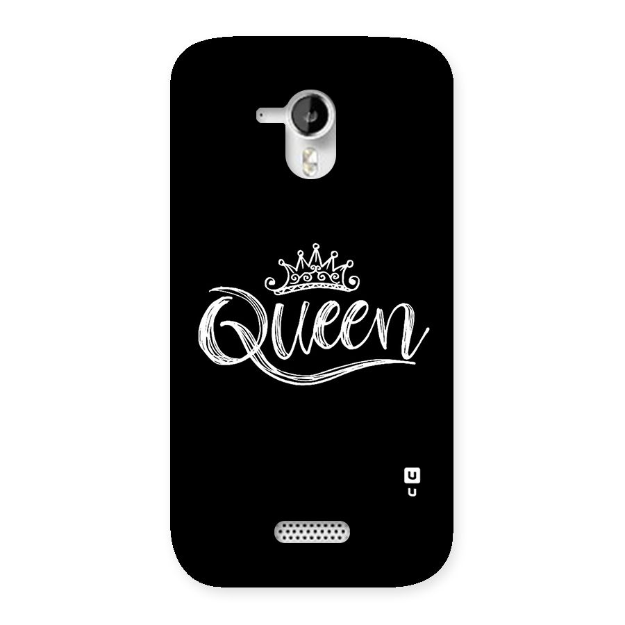 Queen Crown Back Case for Micromax Canvas HD A116