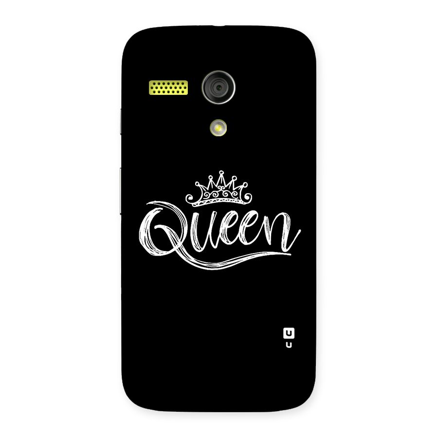 Queen Crown Back Case for Moto G