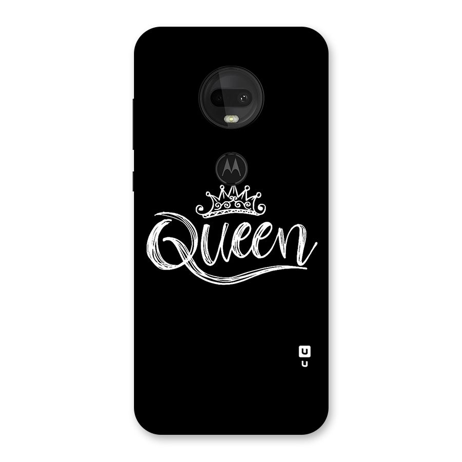 Queen Crown Back Case for Moto G7