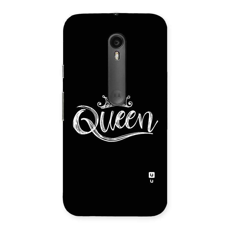 Queen Crown Back Case for Moto G Turbo