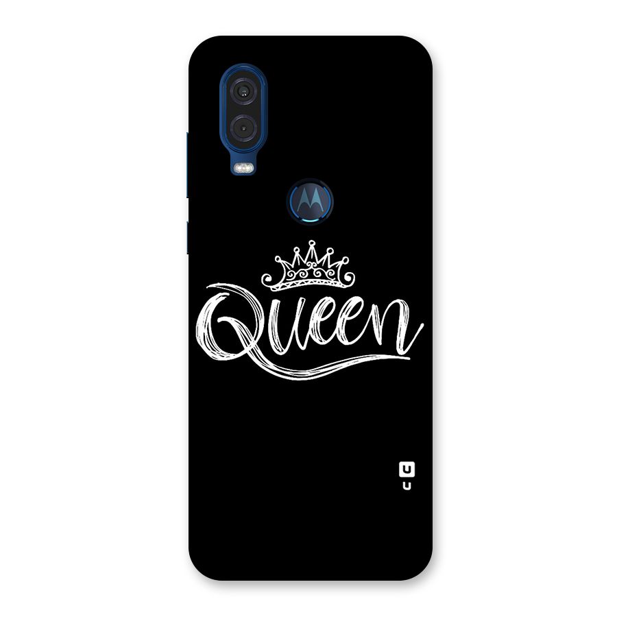 Queen Crown Back Case for Motorola One Vision