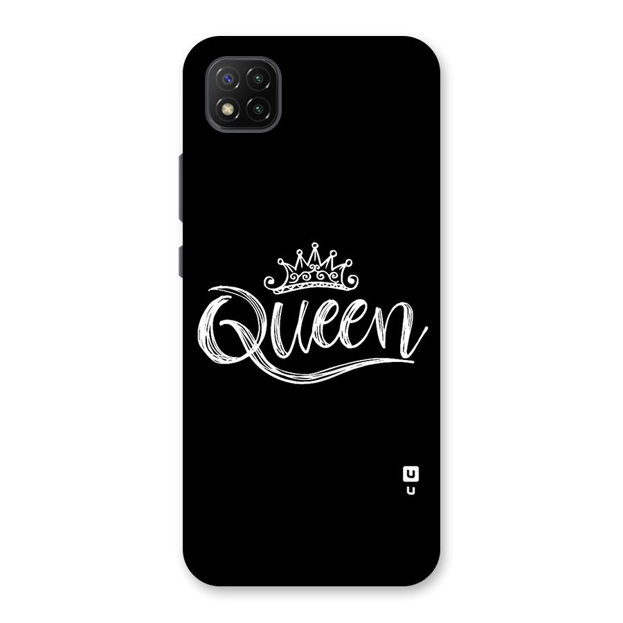 Queen Crown Back Case for Poco C3