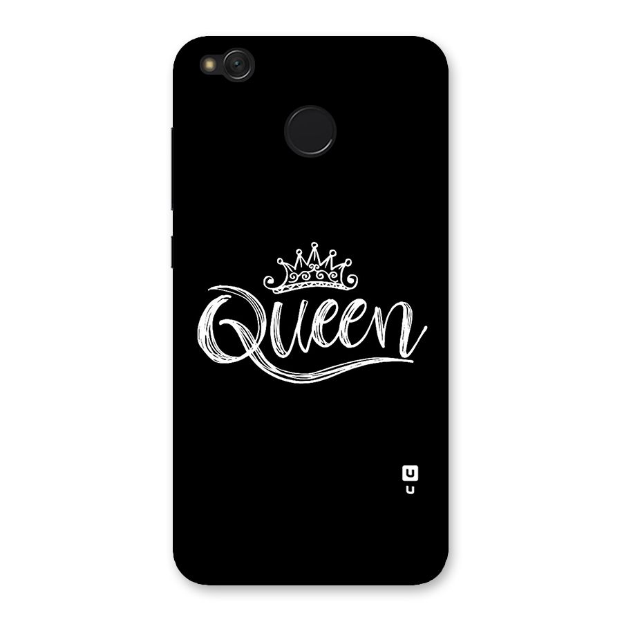 Queen Crown Back Case for Redmi 4