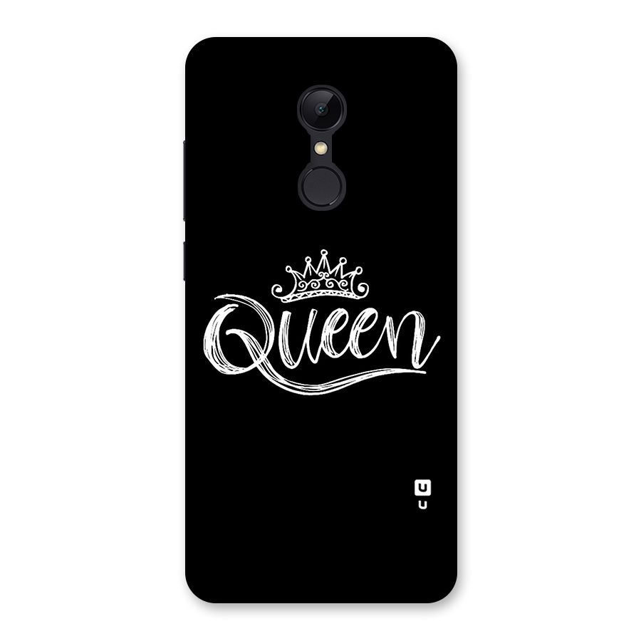 Queen Crown Back Case for Redmi 5