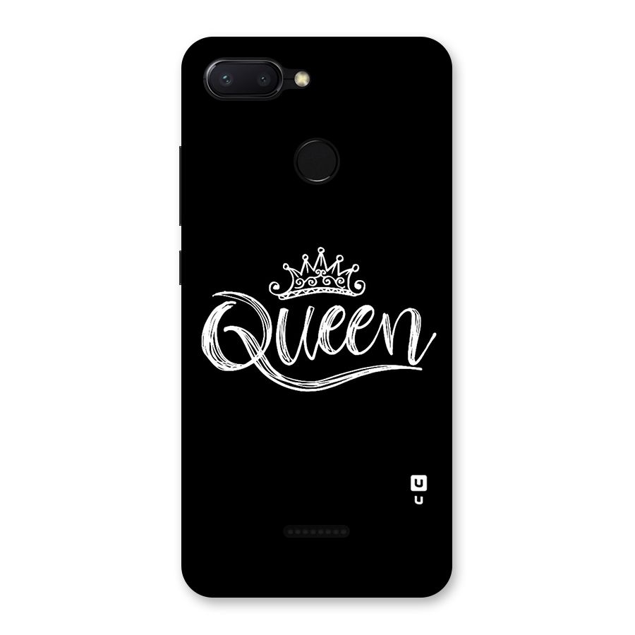 Queen Crown Back Case for Redmi 6