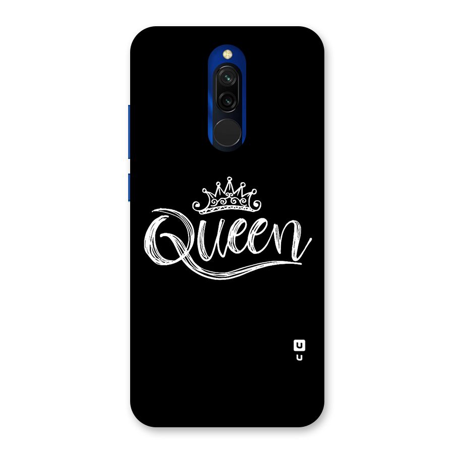 Queen Crown Back Case for Redmi 8