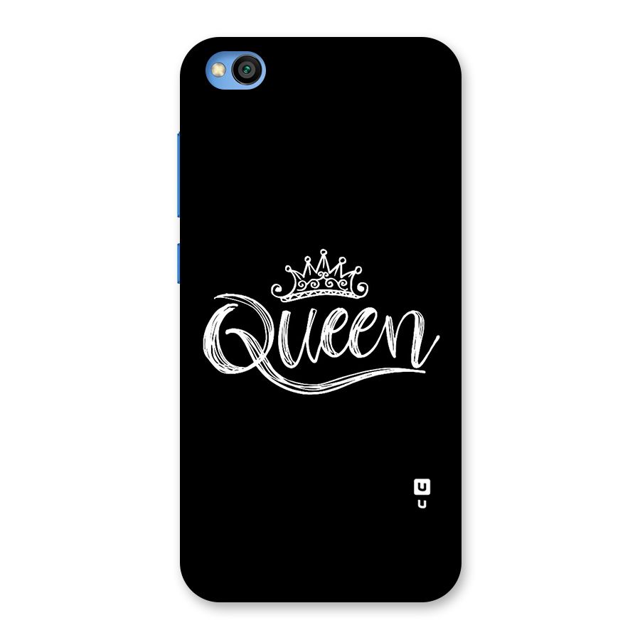 Queen Crown Back Case for Redmi Go