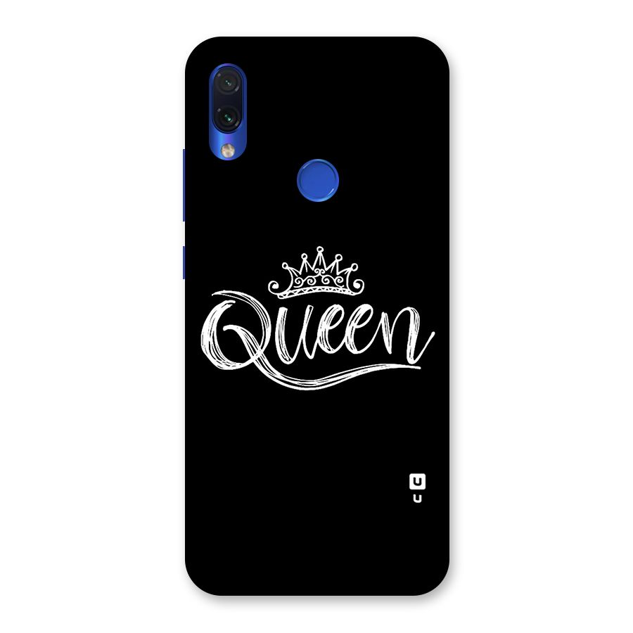 Queen Crown Back Case for Redmi Note 7