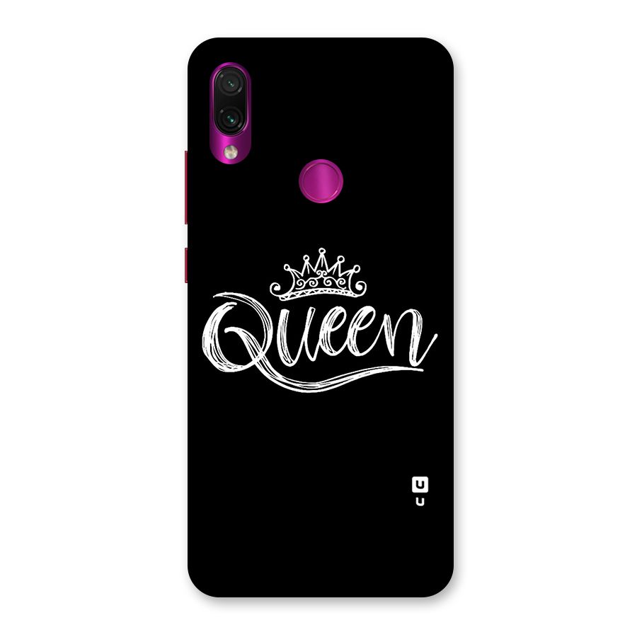 Queen Crown Back Case for Redmi Note 7 Pro