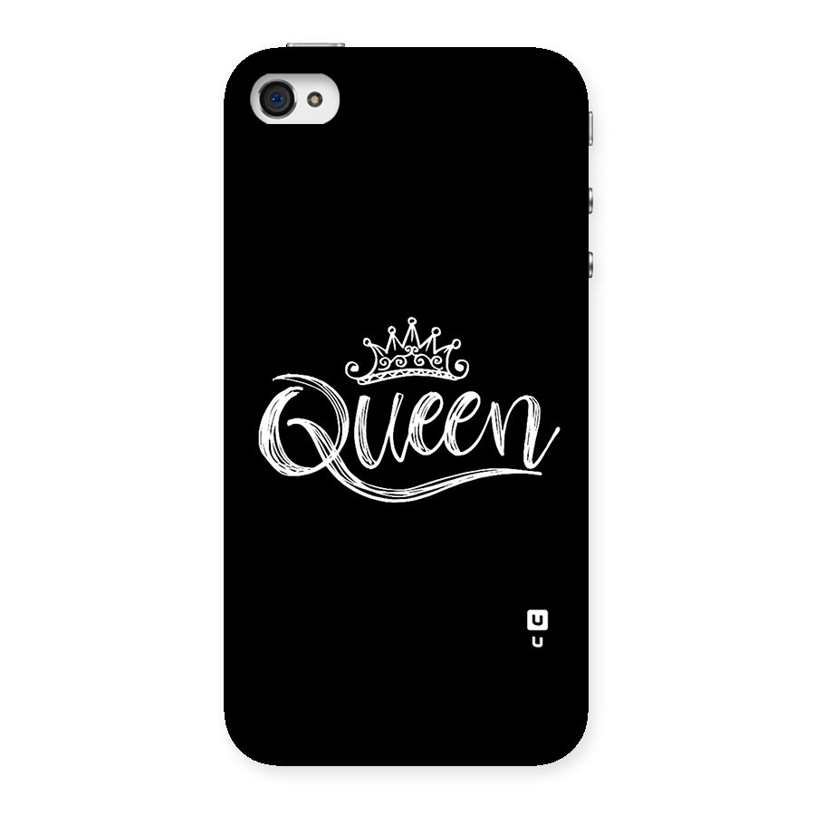 Queen Crown Back Case for iPhone 4 4s