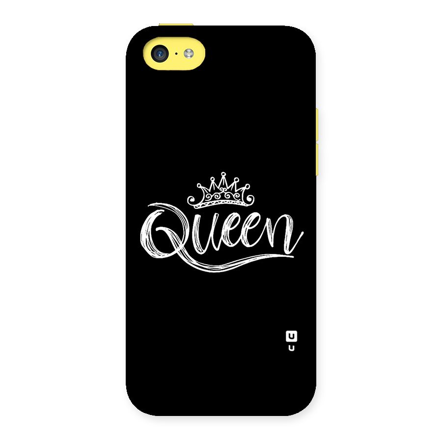 Queen Crown Back Case for iPhone 5C