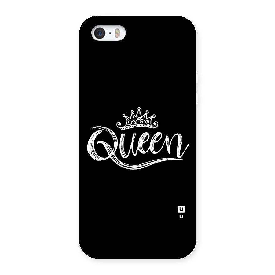 Queen Crown Back Case for iPhone SE