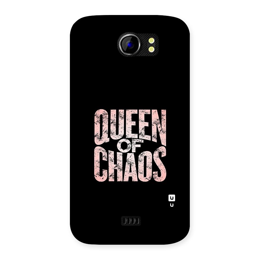 Queen of Chaos Back Case for Micromax Canvas 2 A110