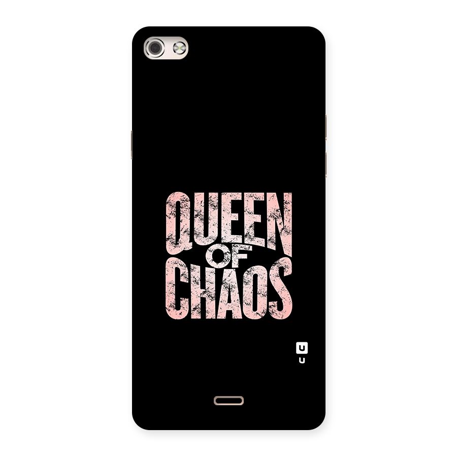 Queen of Chaos Back Case for Micromax Canvas Silver 5
