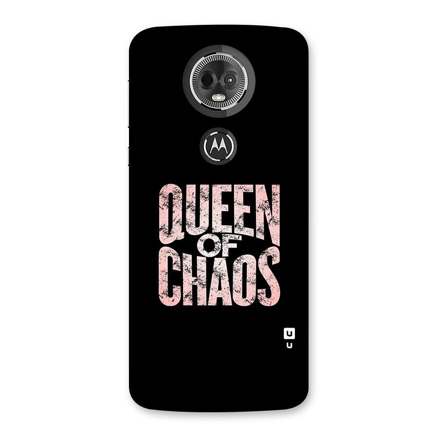 Queen of Chaos Back Case for Moto E5 Plus
