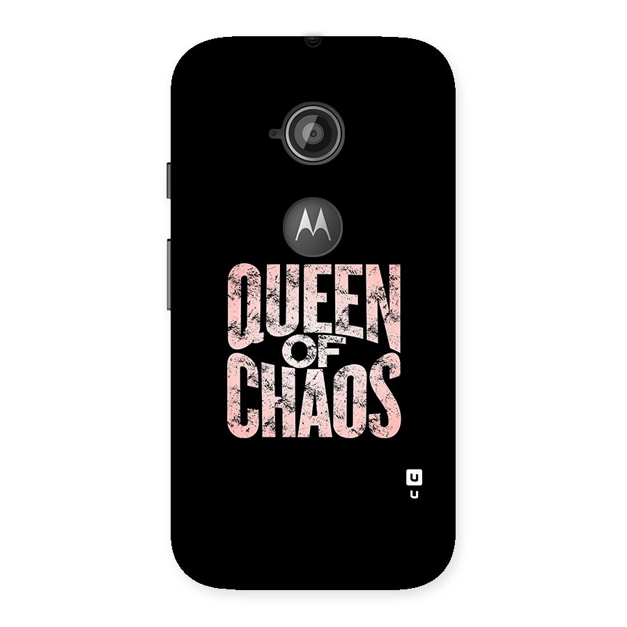 Queen of Chaos Back Case for Moto E 2nd Gen