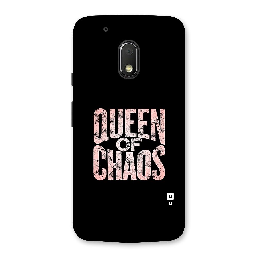 Queen of Chaos Back Case for Moto G4 Play