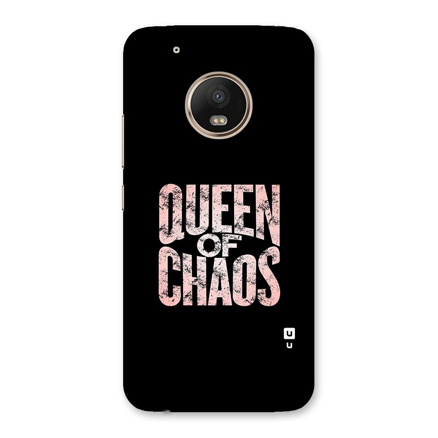 Queen of Chaos Back Case for Moto G5 Plus