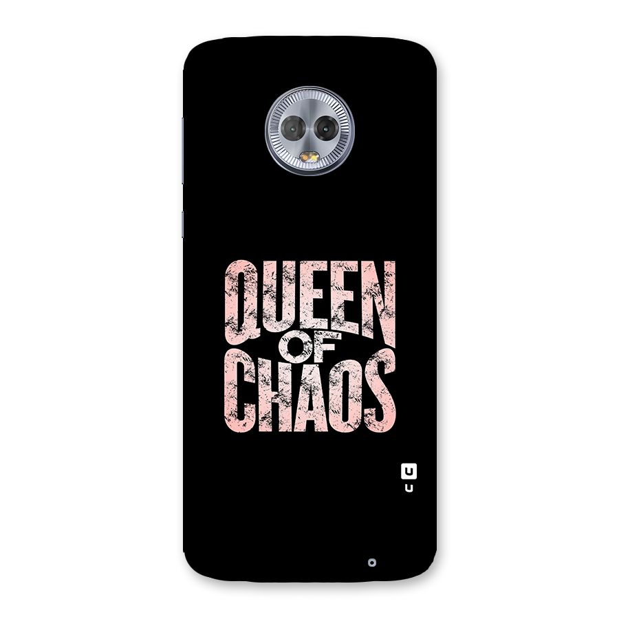 Queen of Chaos Back Case for Moto G6 Plus