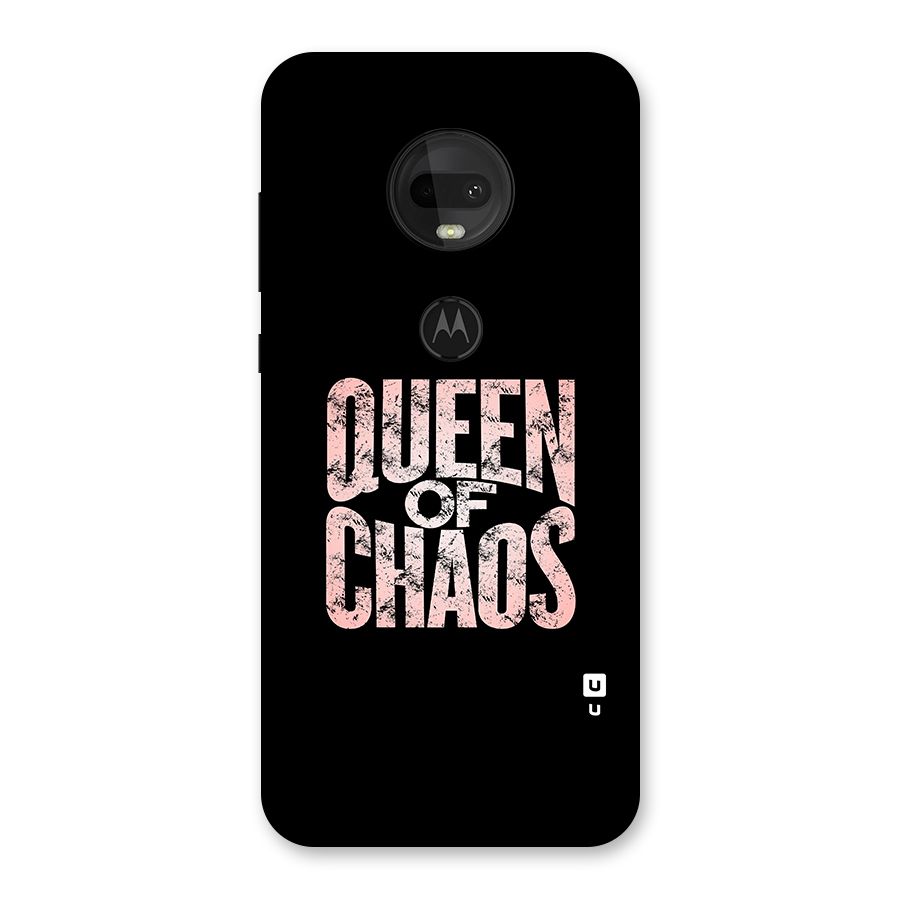 Queen of Chaos Back Case for Moto G7