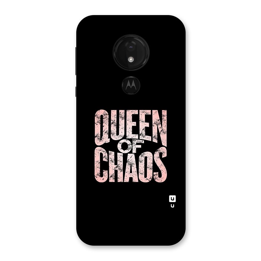 Queen of Chaos Back Case for Moto G7 Power