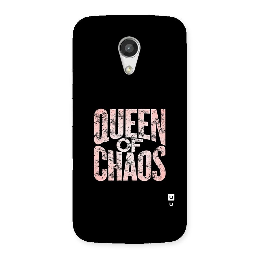 Queen of Chaos Back Case for Moto G 2nd Gen