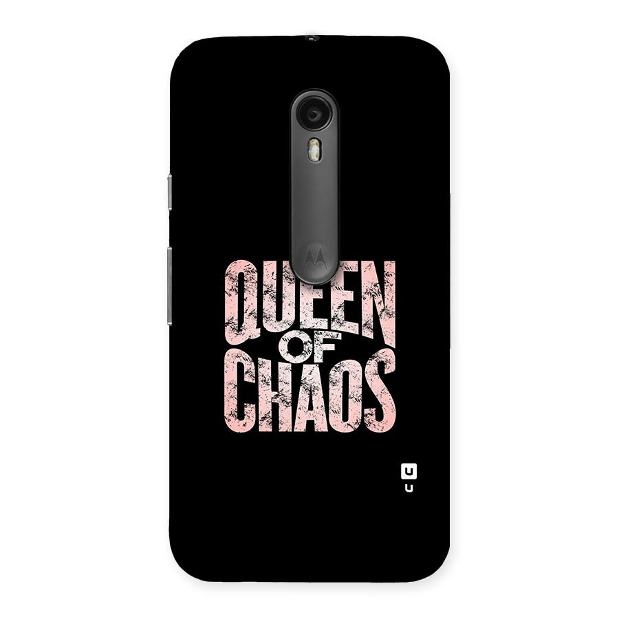 Queen of Chaos Back Case for Moto G Turbo