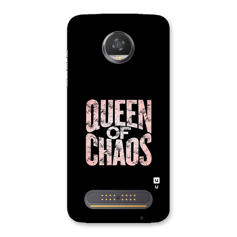 Queen of Chaos Back Case for Moto Z2 Play