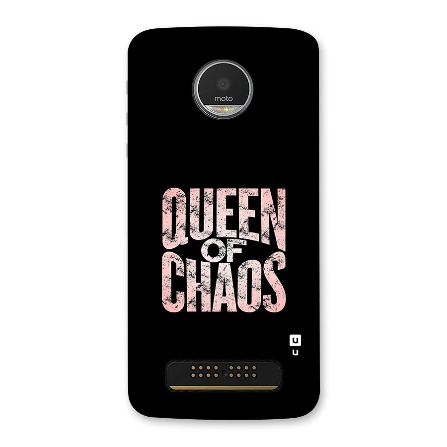 Queen of Chaos Back Case for Moto Z Play