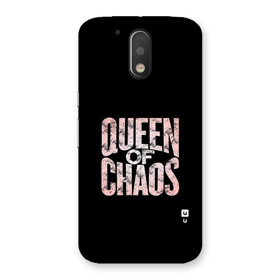 Queen of Chaos Back Case for Motorola Moto G4 Plus