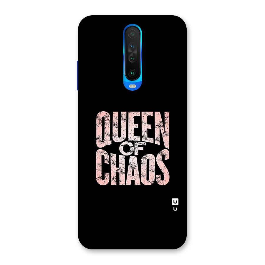 Queen of Chaos Back Case for Poco X2
